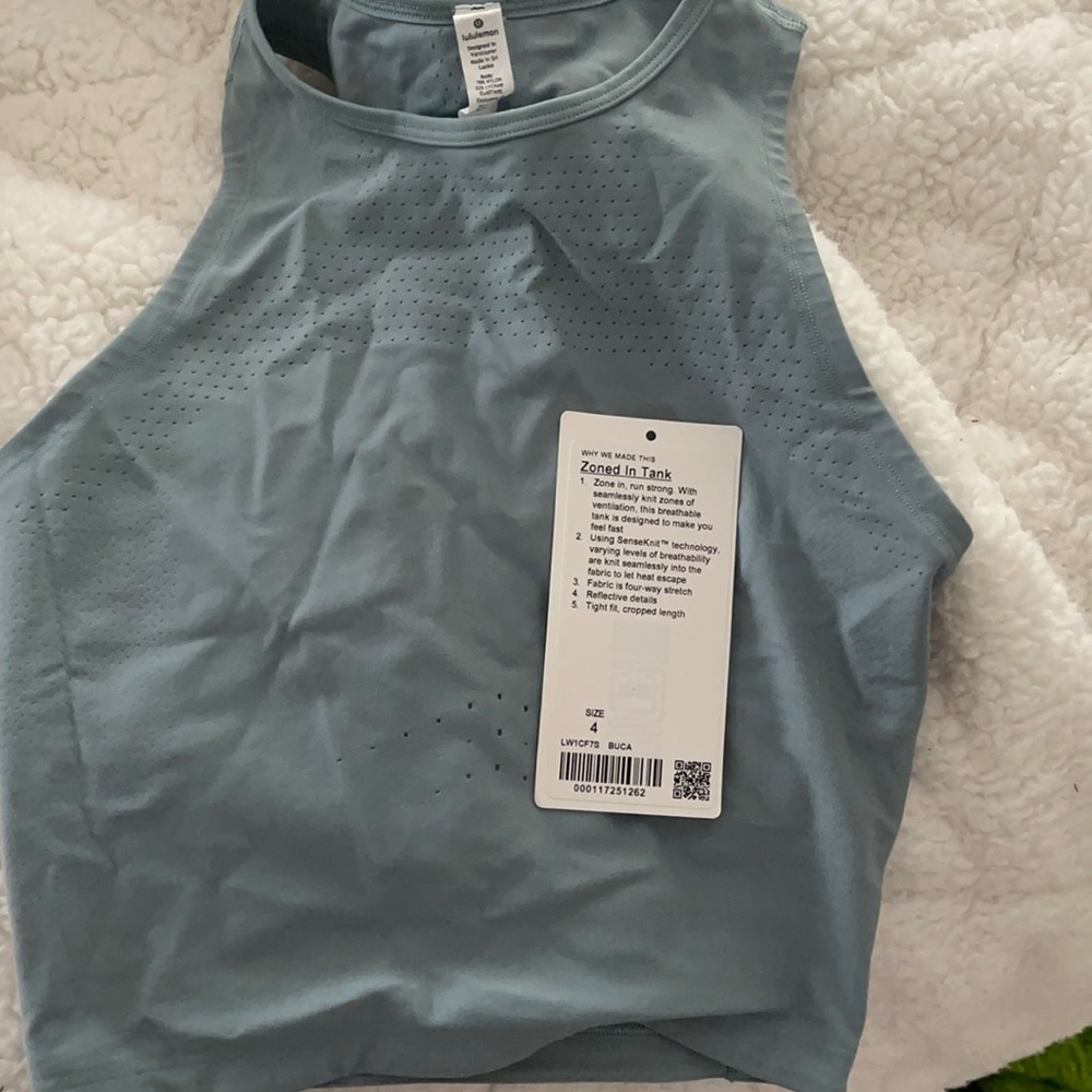 lululemon zoned in tank